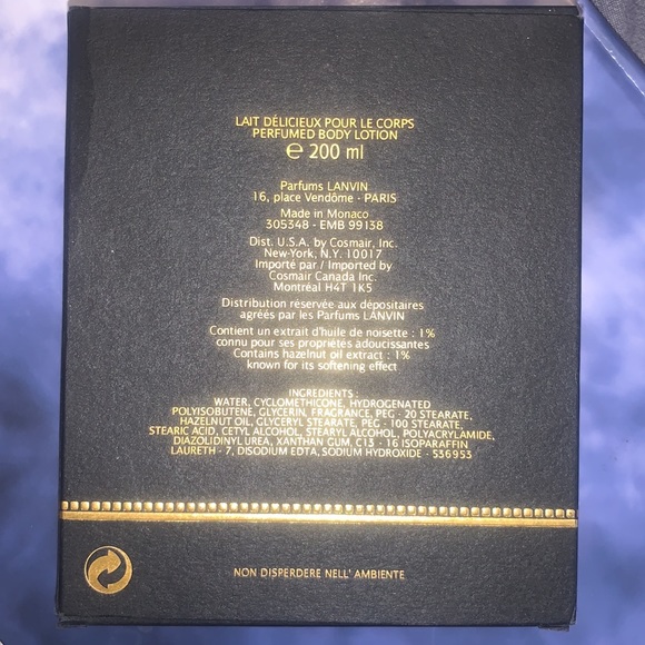 Lanvin Arpege le Bain body lotion - Picture 2 of 2
